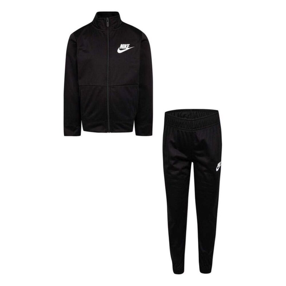 Nike Boys Swoosh Polyester Tracksuit / Black/White